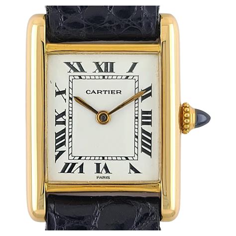 tank wrist watch|cartier tank lc watch.